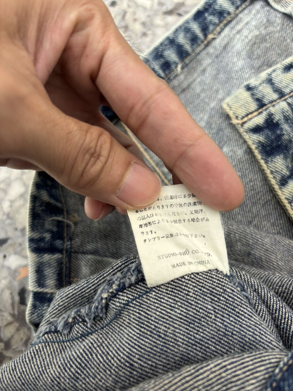 Japanese Brand Studio sho’ 🪼 Hood denim Size US M / EU 48-50 / 2 - 7 Thumbnail