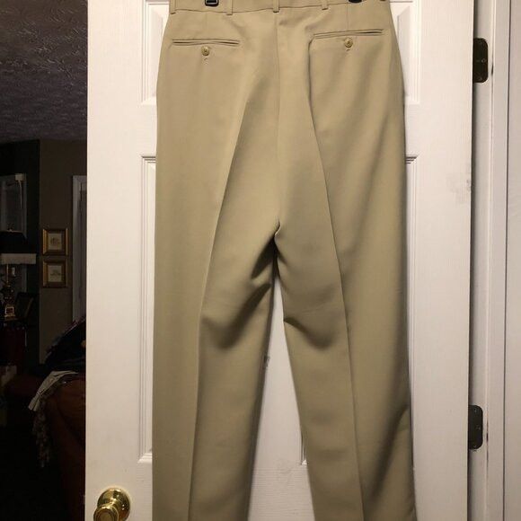 Kenneth Cole Kenneth Cole reaction men's polyester dress pants 34/32 Size 34R - 2 Thumbnail