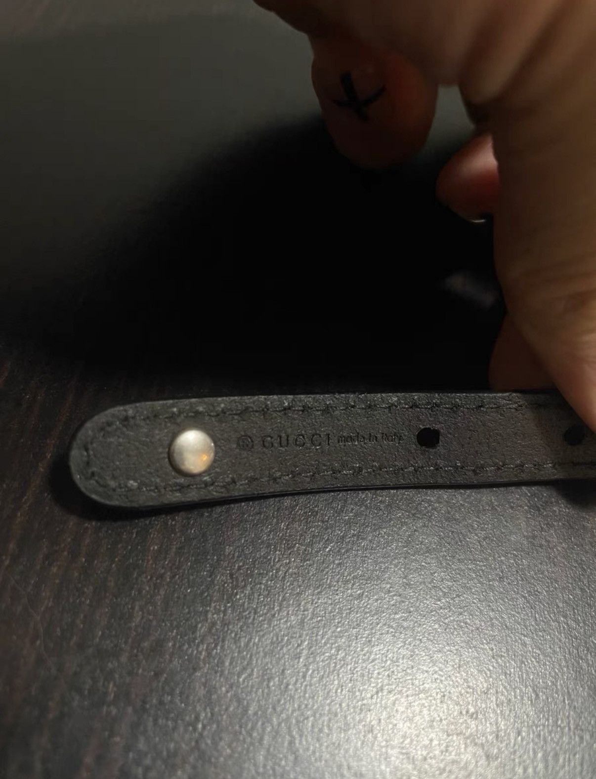 Gucci GUCCI Runway Studded Leather Choker Size ONE SIZE - 4 Thumbnail