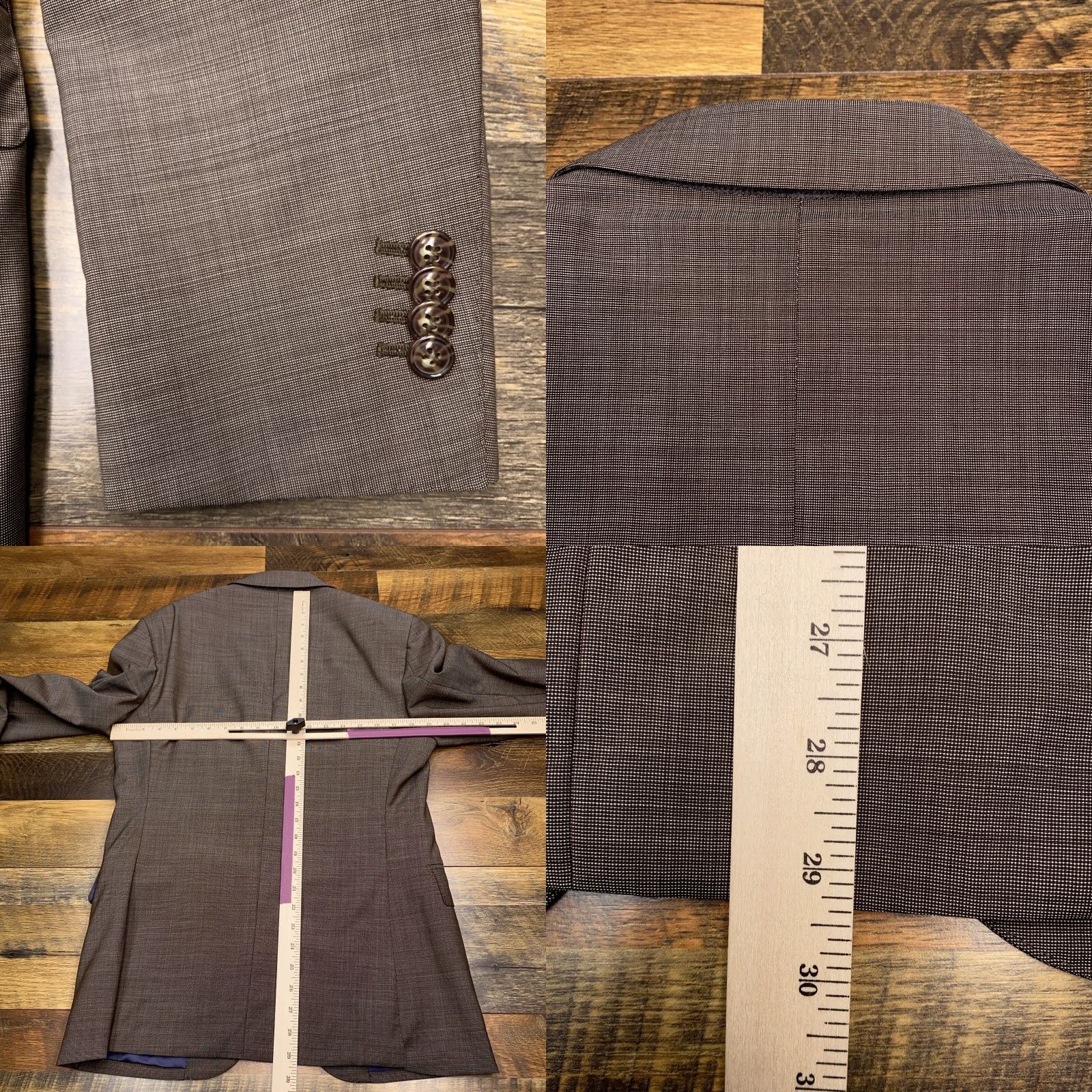 Suitsupply Suitsupply Blazer Mens 40 Brown Wool Mohair Suit Jacket Suit Supply Guabello Blazer 40 Brown Wool Mohair Blazer Size 40R - 8 Thumbnail