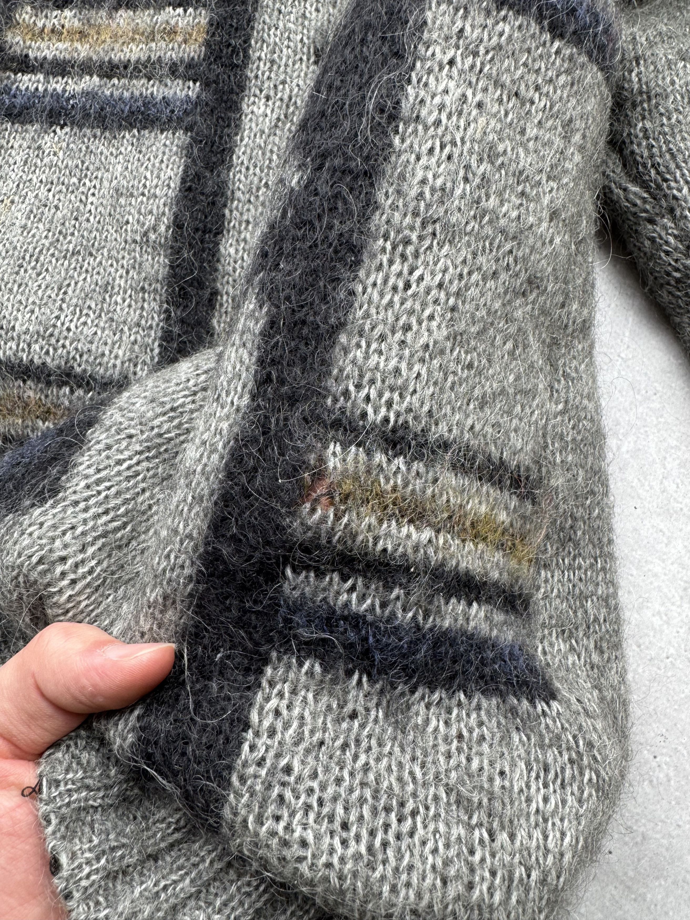 Vintage Casablanca Vintage Mohair Distressed Sweater Size US XL / EU 56 / 4 - 10 Thumbnail