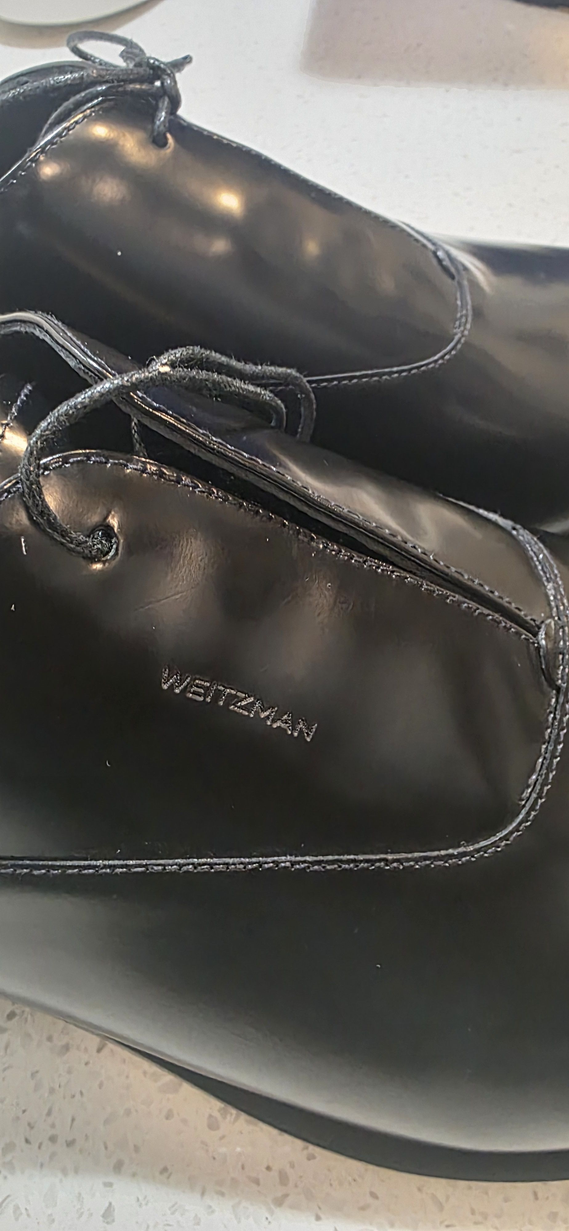 Stuart Weitzman Stuart Weitzman Royce Runway Wingtip leather derby Sz 14 Size US 14 / EU 47 - 4 Thumbnail