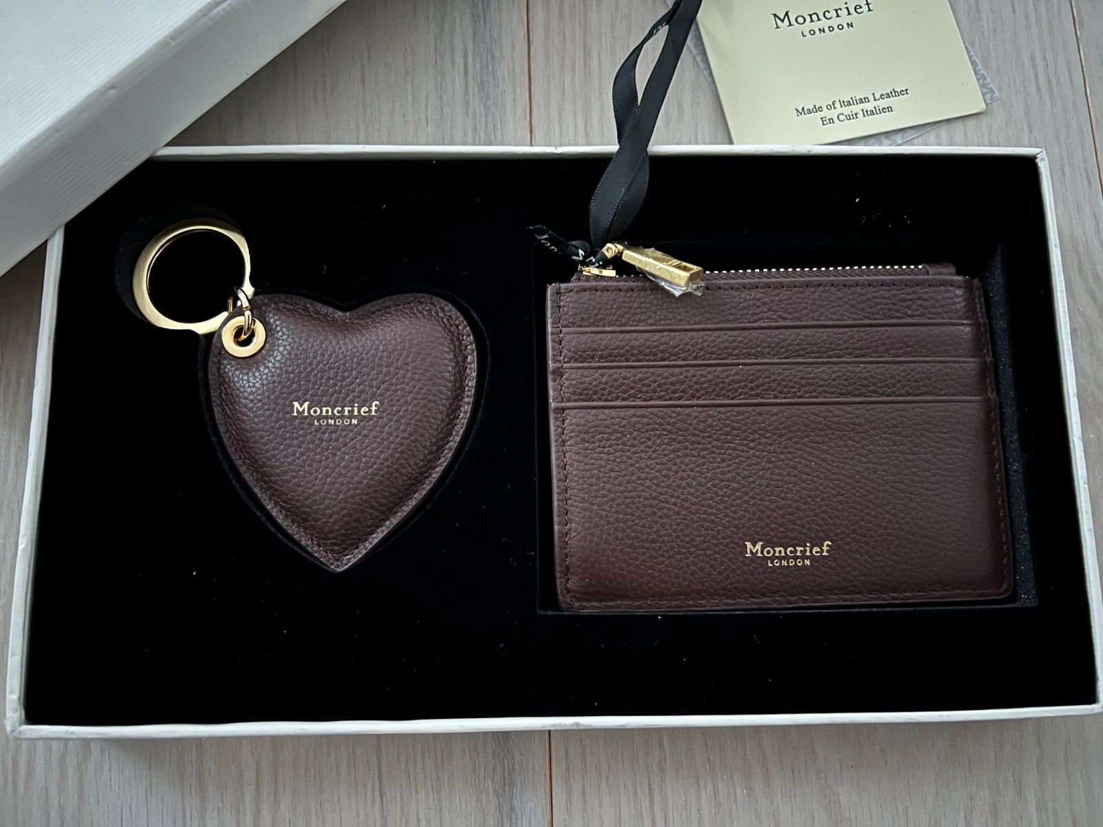 Other Moncrief London Heart Key Ring Keychain & Zip Card Wallet Size ONE SIZE - 2 Thumbnail
