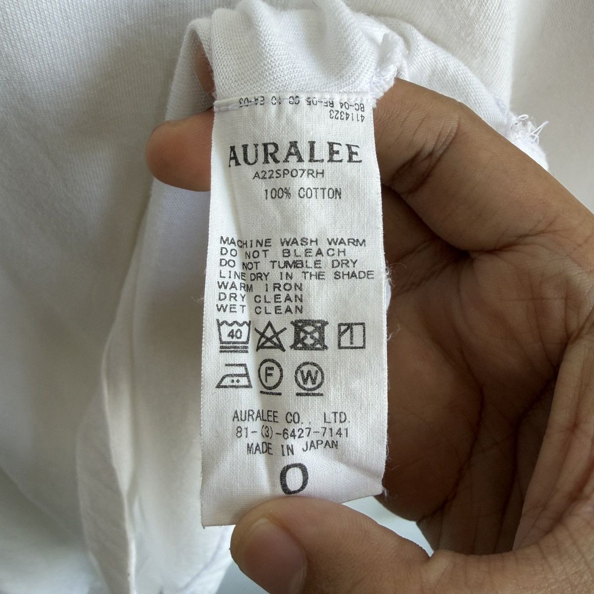 Auralee Auralee For Ron Herman Long Sleeve Tee Shirt Size US M / EU 48-50 / 2 - 4 Thumbnail