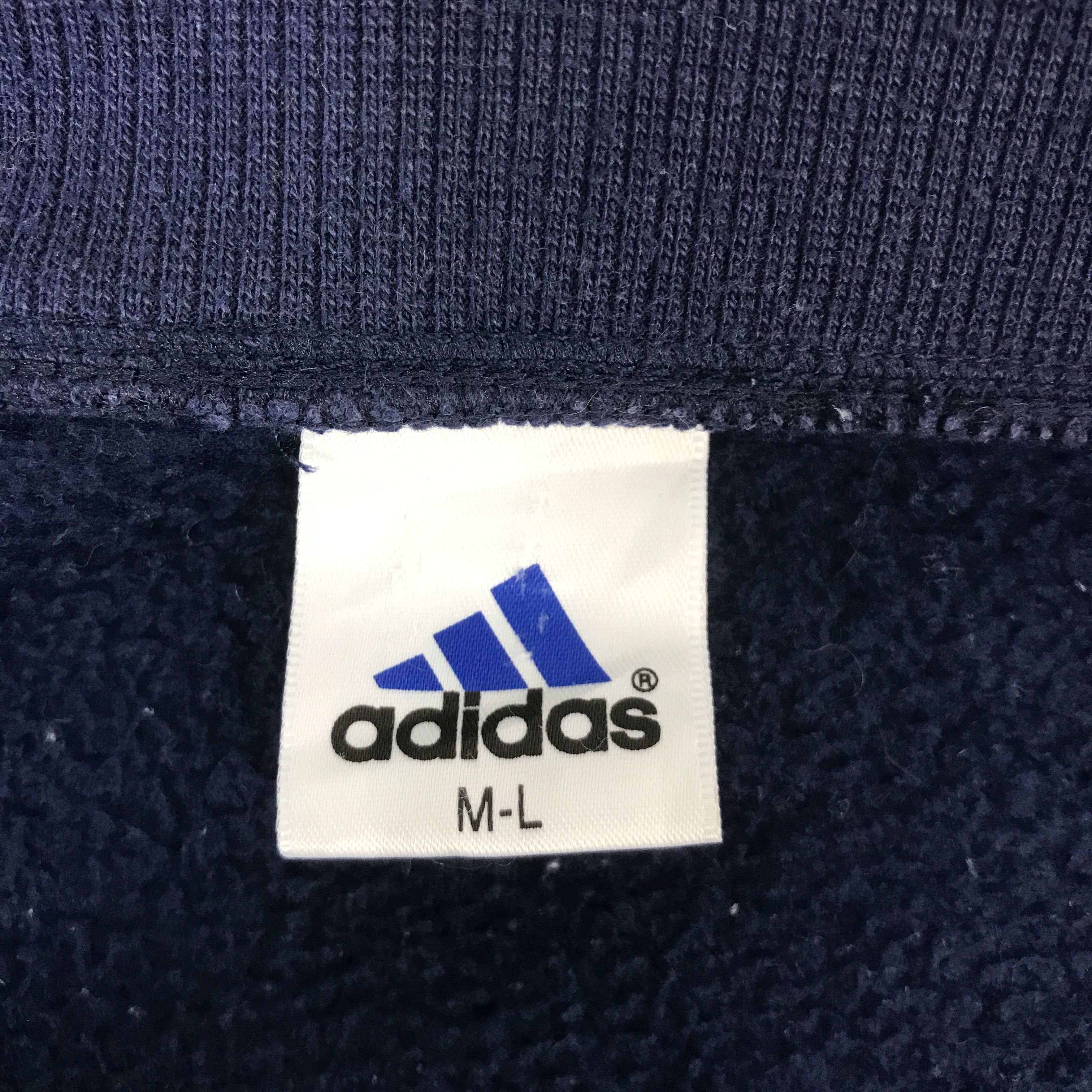 Adidas adidas fleece V-Neck Yohji yamamoto custom art sweatshirt Size US M / EU 48-50 / 2 - 10 Thumbnail