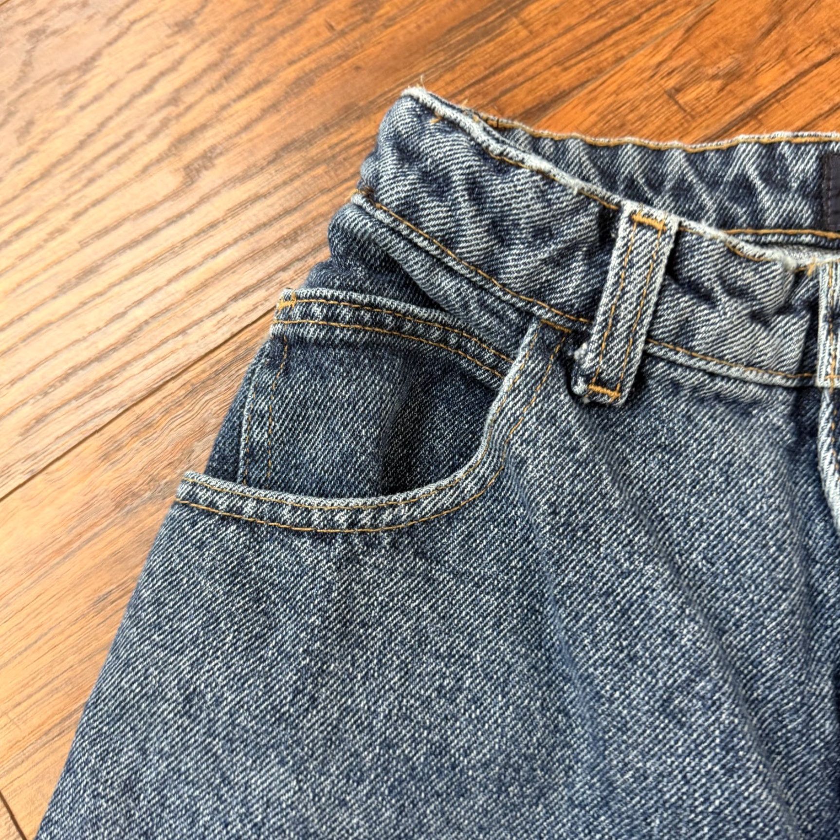Gap VINTAGE Gap Jeans Womens 10 Straight High Rise Denim 90s Made in USA 20x32 Blue 100% Cotton Pockets Mens? Size 32" / US 10 / IT 46 - 3 Thumbnail