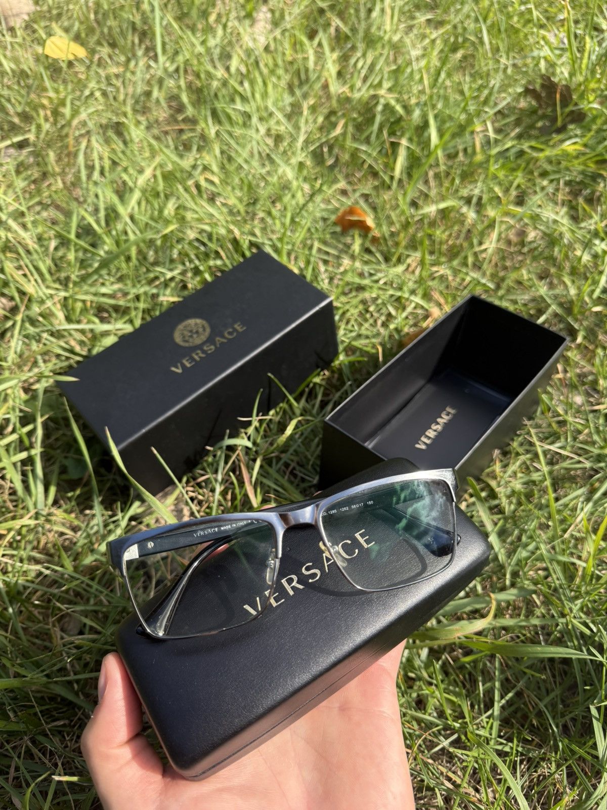 Versace new VERSACE eyeglasses black frame Size ONE SIZE - 2 Thumbnail