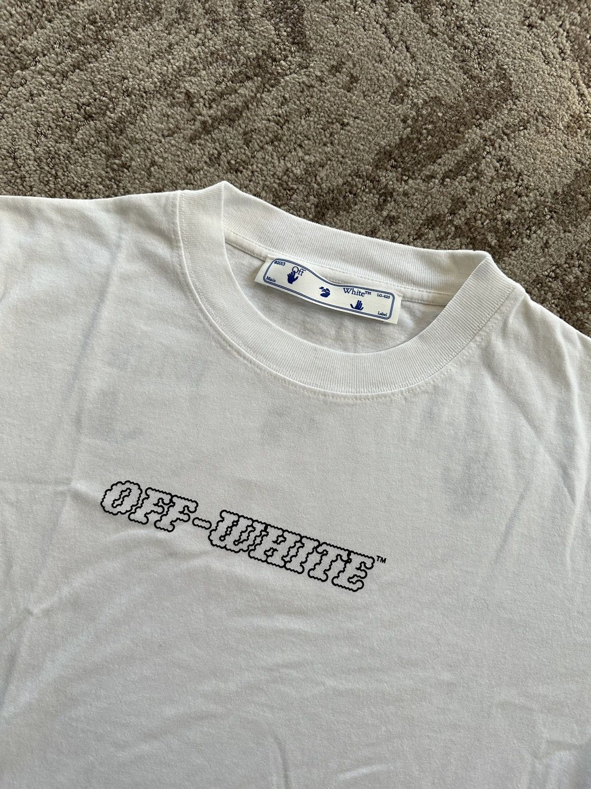Off-White Off white pascal hand tee Size US M / EU 48-50 / 2 - 2 Thumbnail