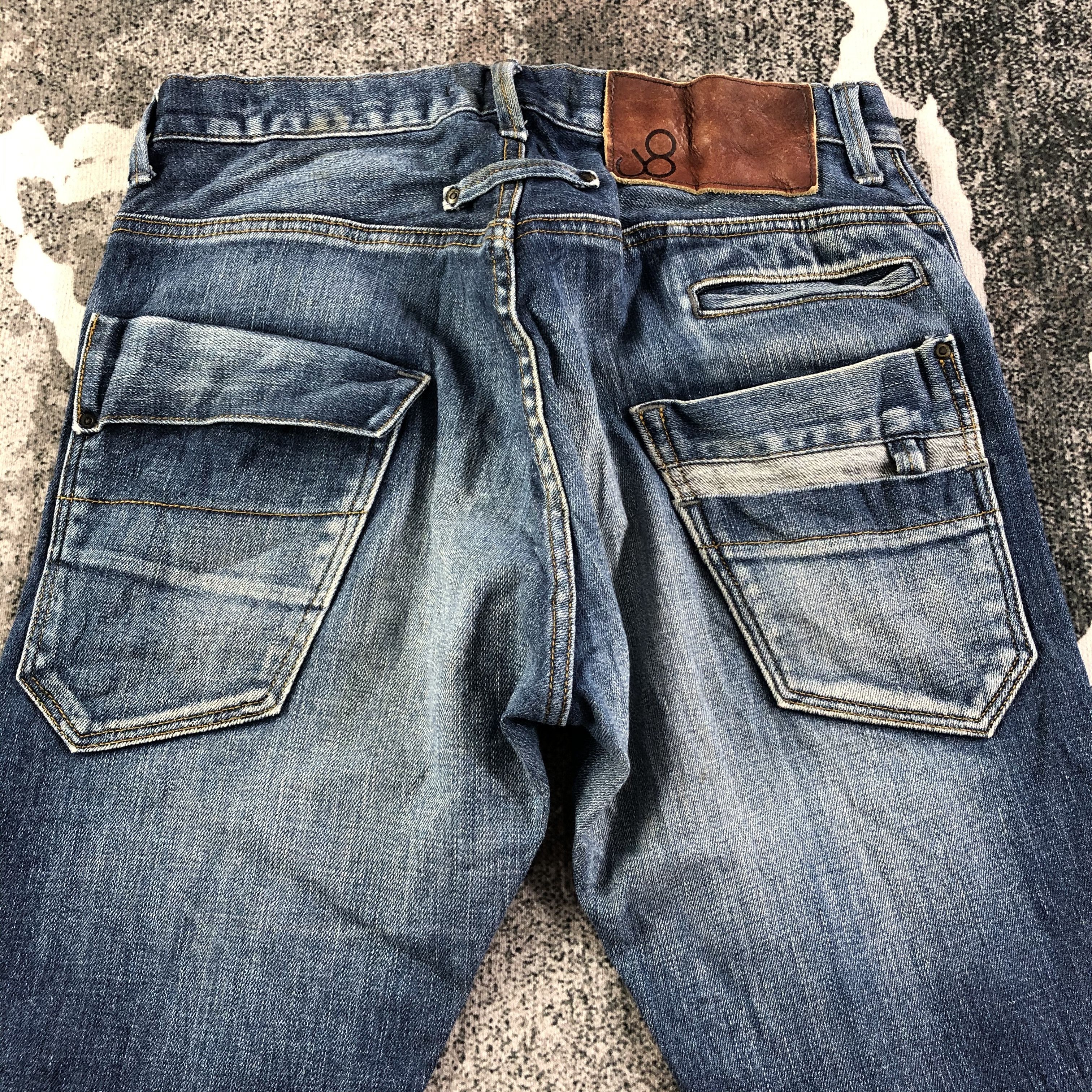 Japanese Brand John Bull Jeans Blue Wash Denim KJ1614 Size US 28 / EU 44 - 4 Thumbnail
