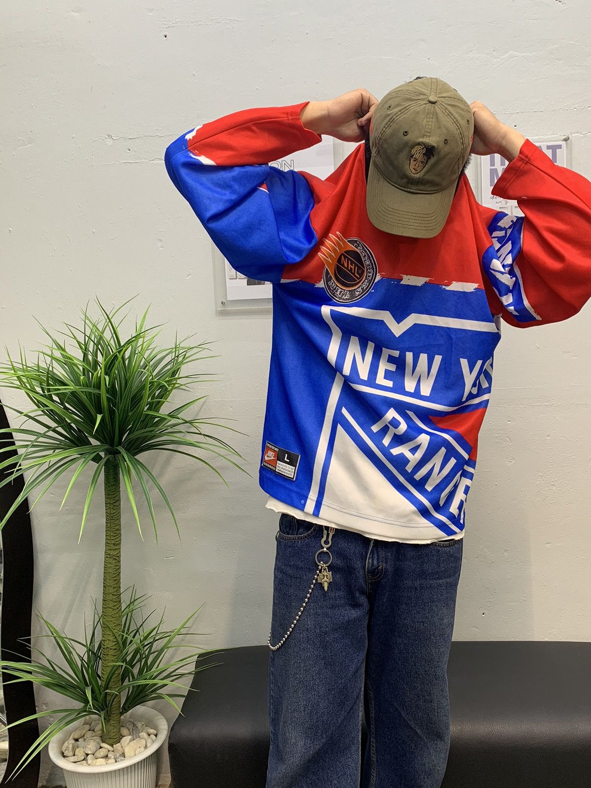Nike Nike New York Rangers Jersey NHL Fan Apparel & Souvenirs. Size US L / EU 52-54 / 3 - 11 Thumbnail