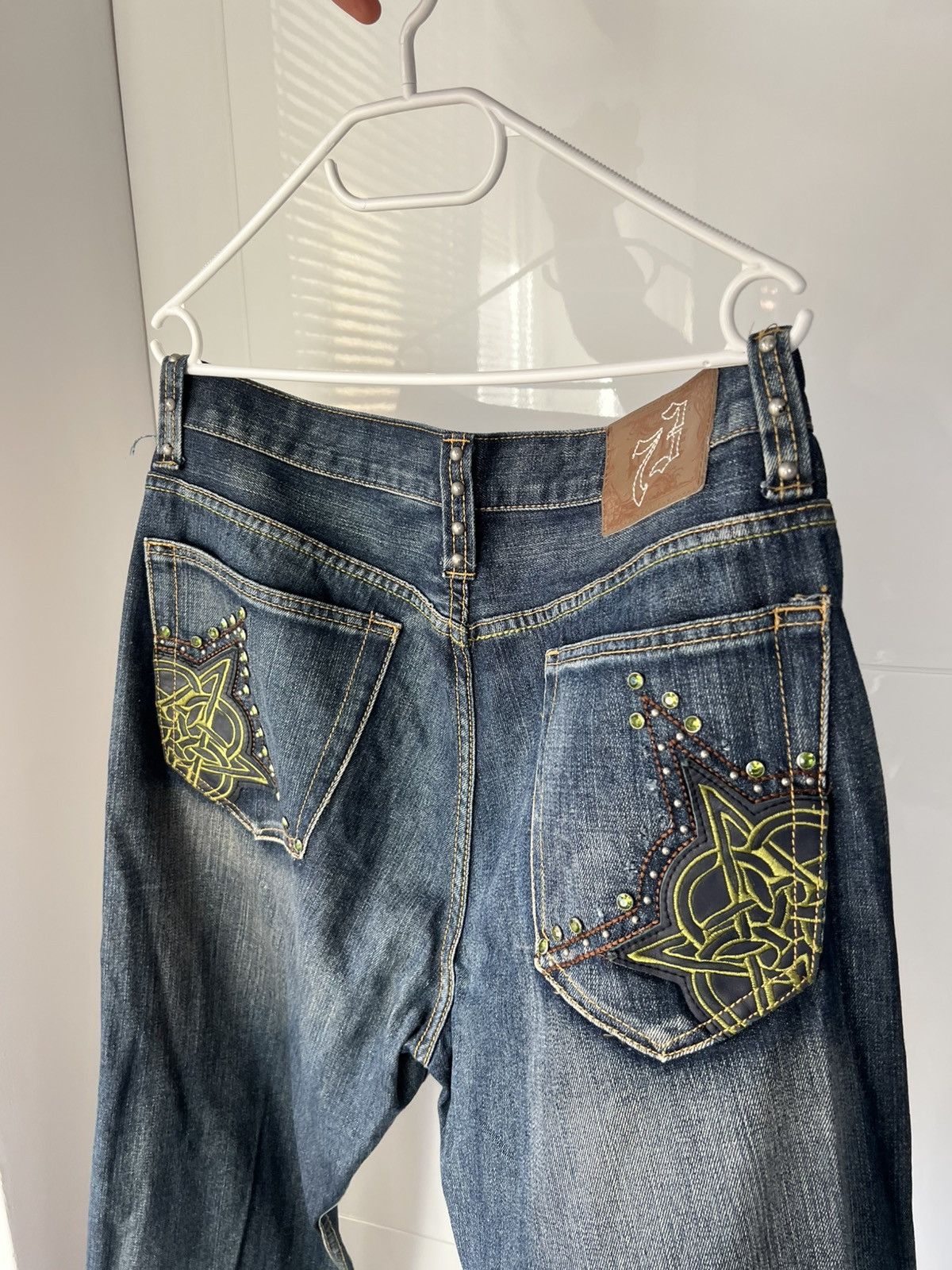 Pepe Jeans Pepe Jeans Avant Garde Opium Embroidered Logo Y2K Jeans Size US 36 / EU 52 - 5 Thumbnail