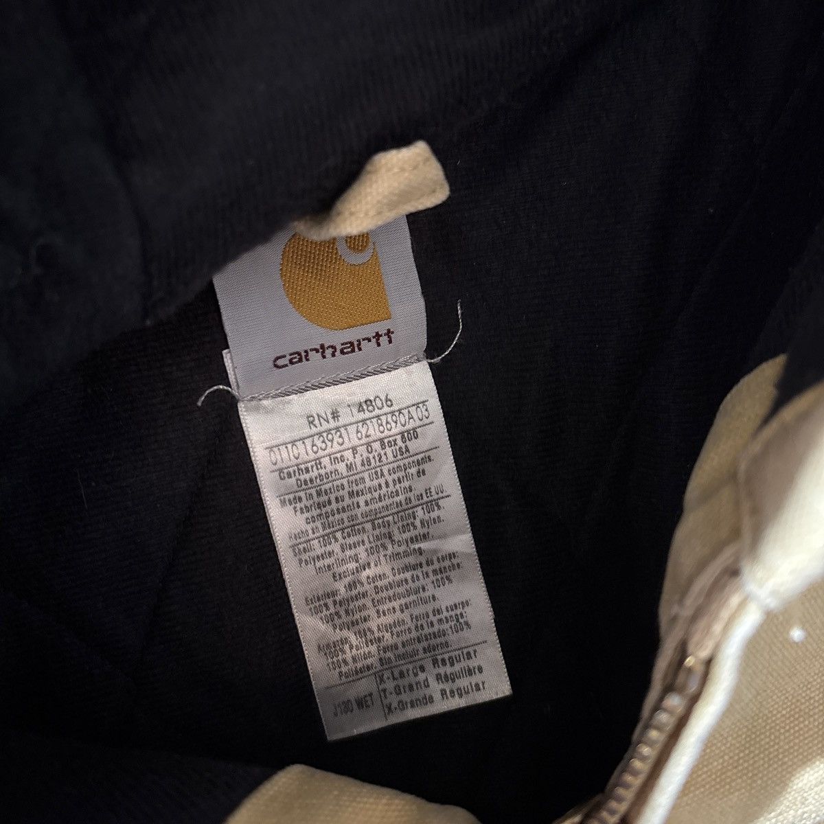 Carhartt Carhartt J130 Jacket Wheat Sandstone Colorway Boxy Fit Faded Size US XL / EU 56 / 4 - 4 Thumbnail