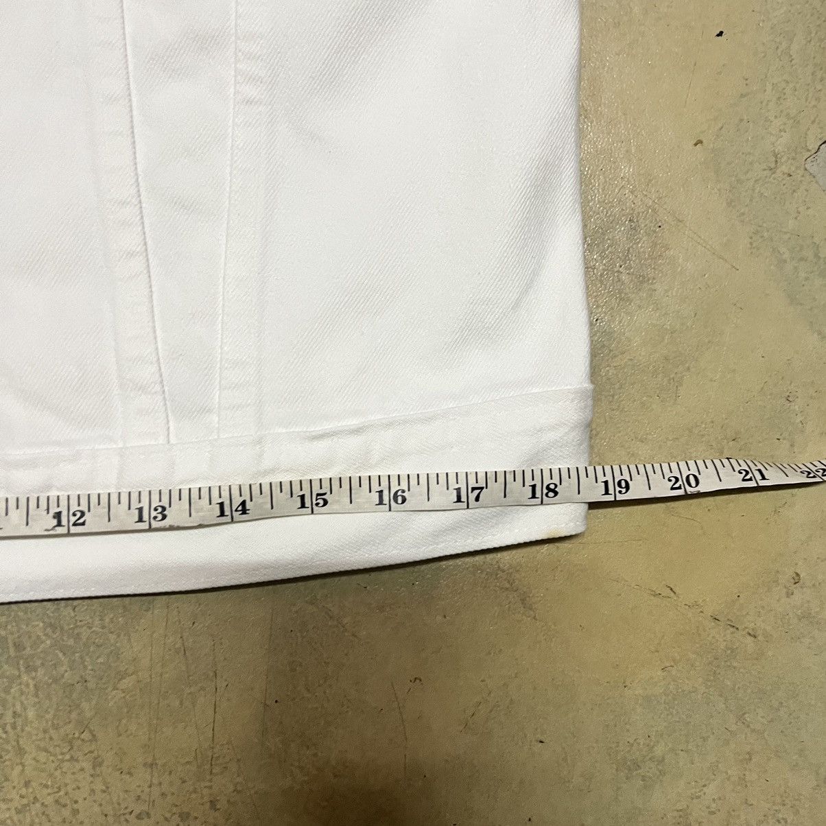 Levi's Vintage Levis White Denim Jacket Size US M / EU 48-50 / 2 - 15 Thumbnail