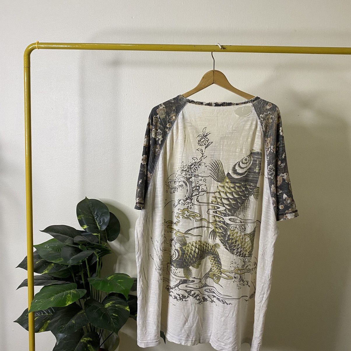 Japanese Brand Koi Fish Sukajan Karakuri Tamashii Ed Hardy Style Loopwheel Size US XXL / EU 58 / 5 - 1 Thumbnail