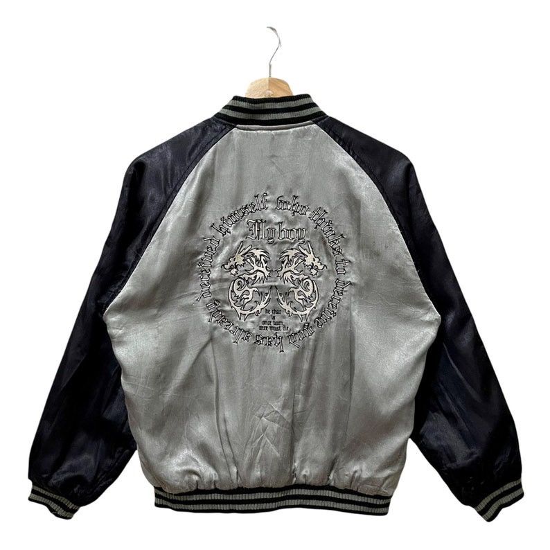 Japanese Brand × Vintage Vintage First Down Sukajan Souvenir Zipper Jacket Size US S / EU 44-46 / 1 - 2 Thumbnail