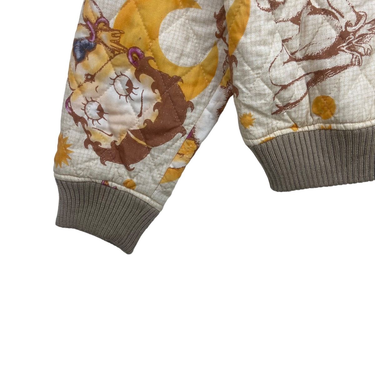 Cartoon Network Vintage Betty Boop Full Print Quilted Bomber Style Jacket Size L / US 10 / IT 46 - 14 Thumbnail