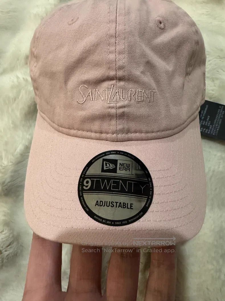 Saint Laurent Paris Saint Laurent Paris Collaborative Baseball Cap Pink Size ONE SIZE - 2 Thumbnail