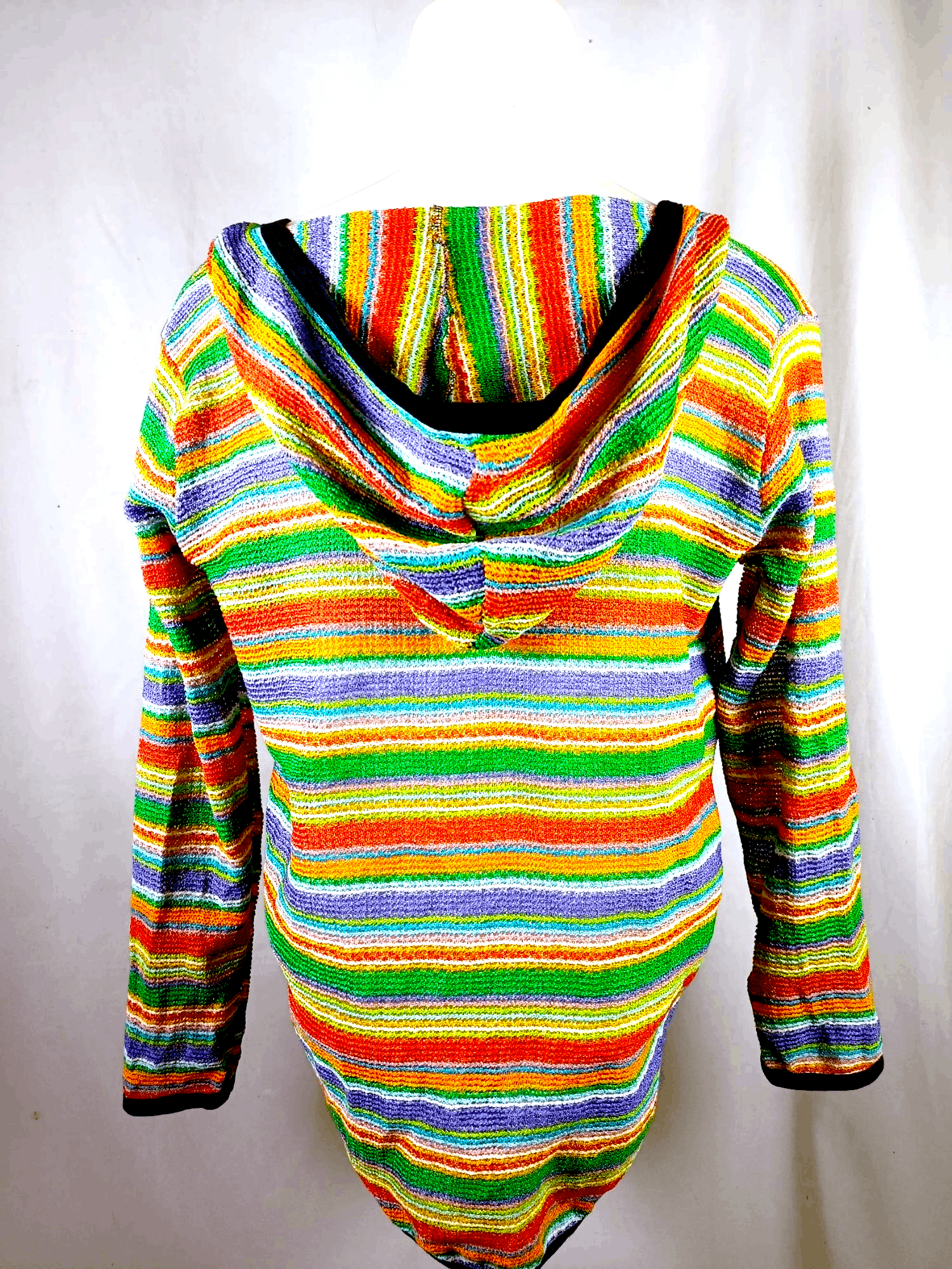 Japanese Brand LIZLIZA Mesh Net Cardigan Hoodie Size US L / EU 52-54 / 3 - 20 Thumbnail