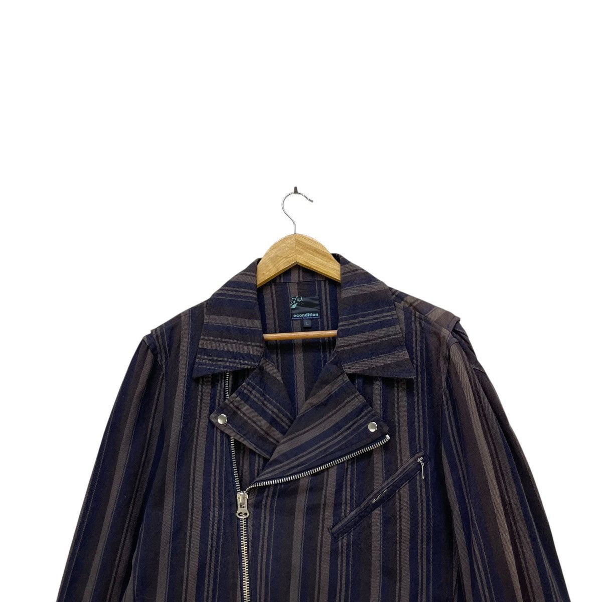 Hysteric Glamour 💥Vintage Econdition Stripe Down Double Collar Jacket Size US M / EU 48-50 / 2 - 3 Thumbnail
