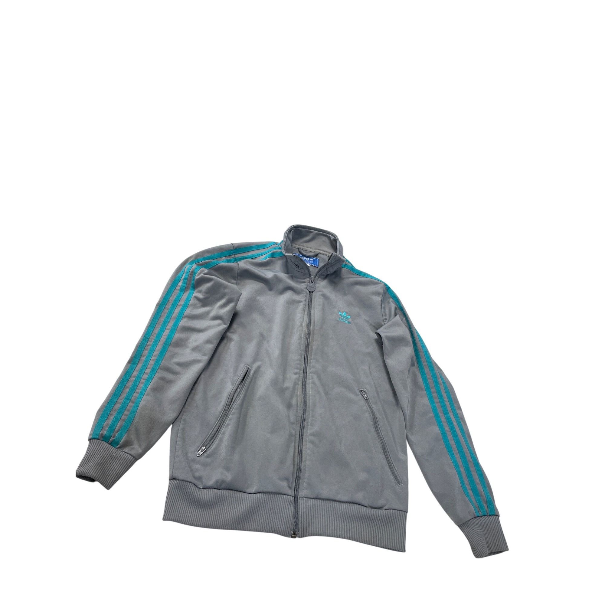 Adidas Adidas Originals Firebird womans Gray green zip Jacket size Size L / US 10 / IT 46 - 1 Thumbnail