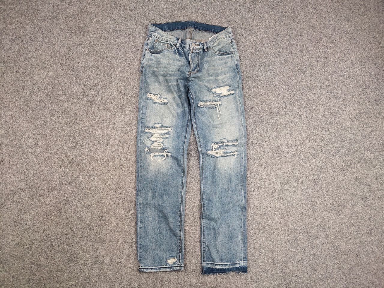 MNML Mnml Design Distressed Denim Jeans Y2K Vintage Japan Style Size US 32 / EU 48 - 7 Thumbnail