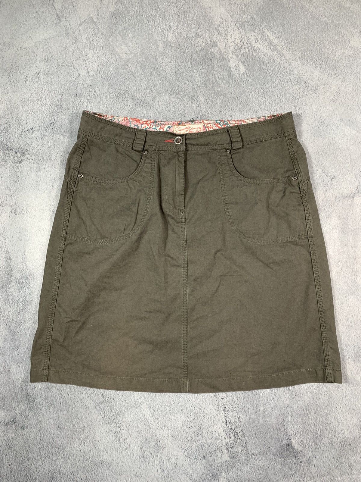 Japanese Brand × Vintage Vintage Y2K Japanese military style mini skirt streetwear Size 32" / US 10 / IT 46 - 1 Thumbnail