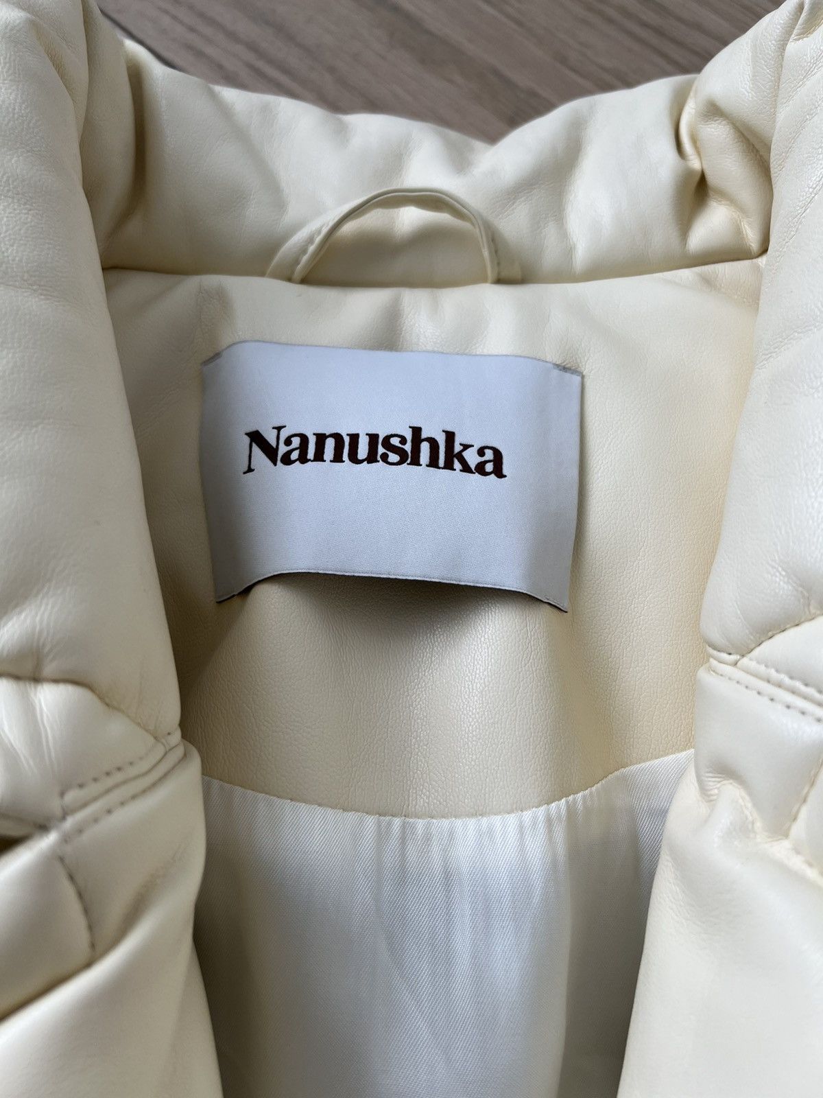 Nanushka Nanushka Off-White Vegan Leather Jamie Jacket Size S / US 4 / IT 40 - 2 Thumbnail