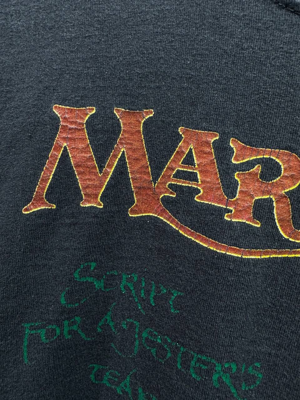 Band Tees Vintage MARILLION SCRIPT FOR AJESTER'S TEAR Rock T-Shirt Size US XL / EU 56 / 4 - 6 Thumbnail