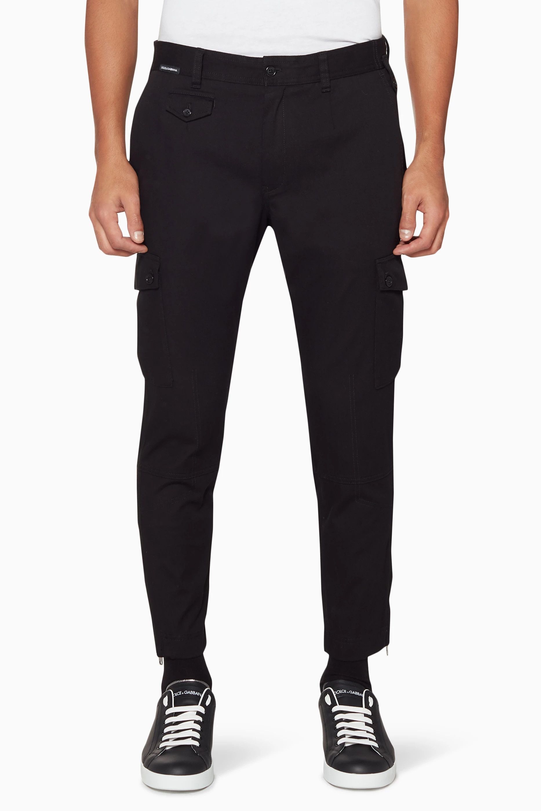 Dolce & Gabbana o1y0125 Cargo Pant in Black Size US 38 / EU 54 - 1 Thumbnail