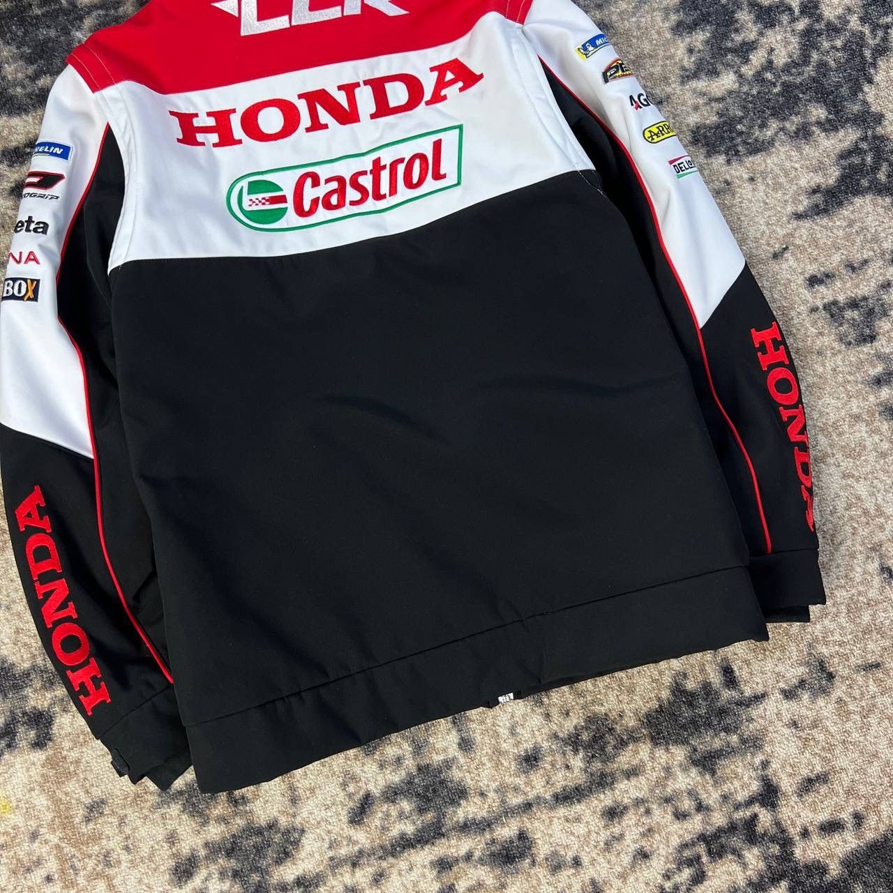 Honda Honda Big Embroidered Logo Zip Up Racing Jacket Size US S / EU 44-46 / 1 - 4 Thumbnail