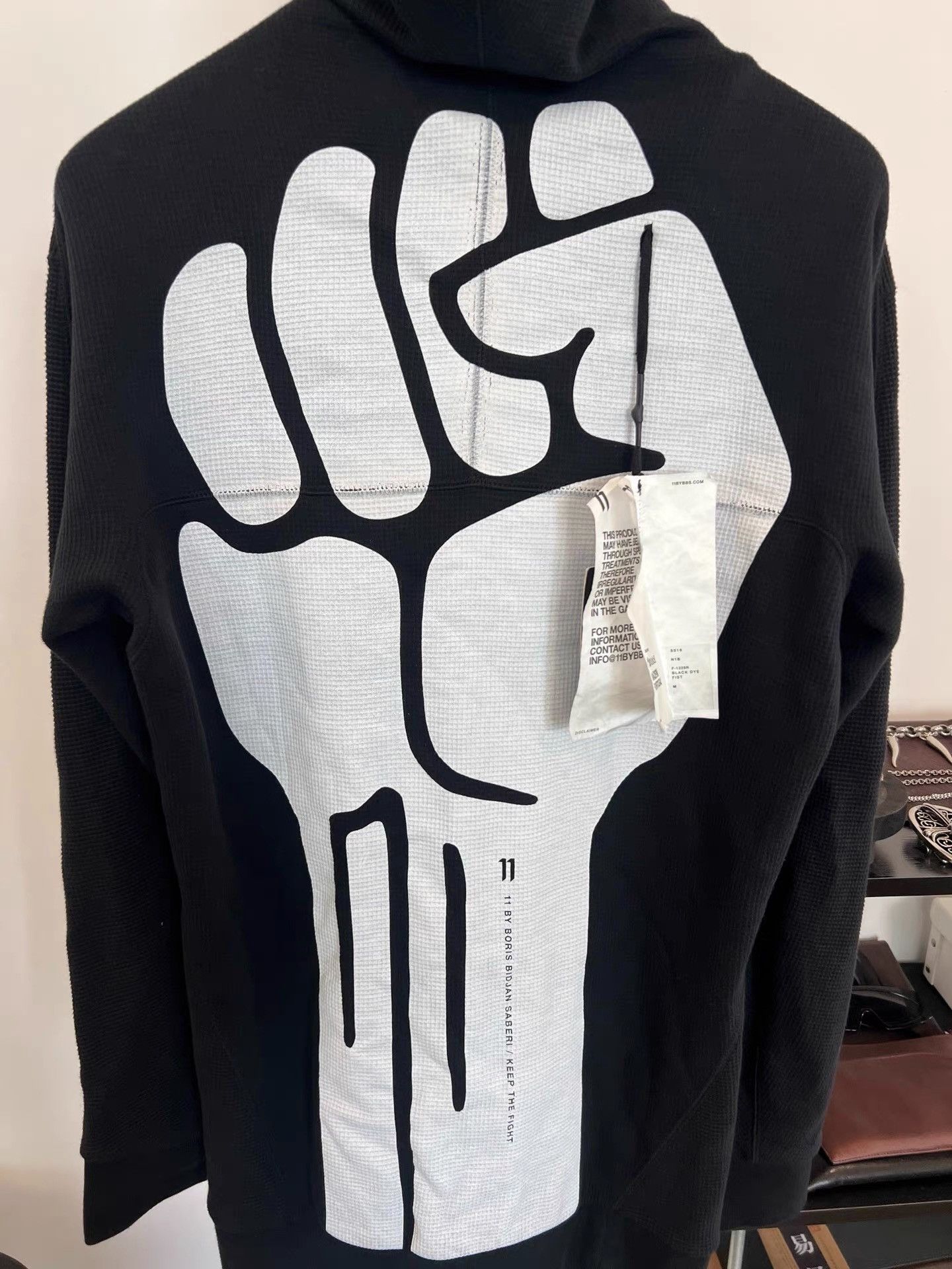 11 By Boris Bidjan Saberi 11by BBS Print Integrated Face Cover Hoodie K35 Size US M / EU 48-50 / 2 - 5 Thumbnail