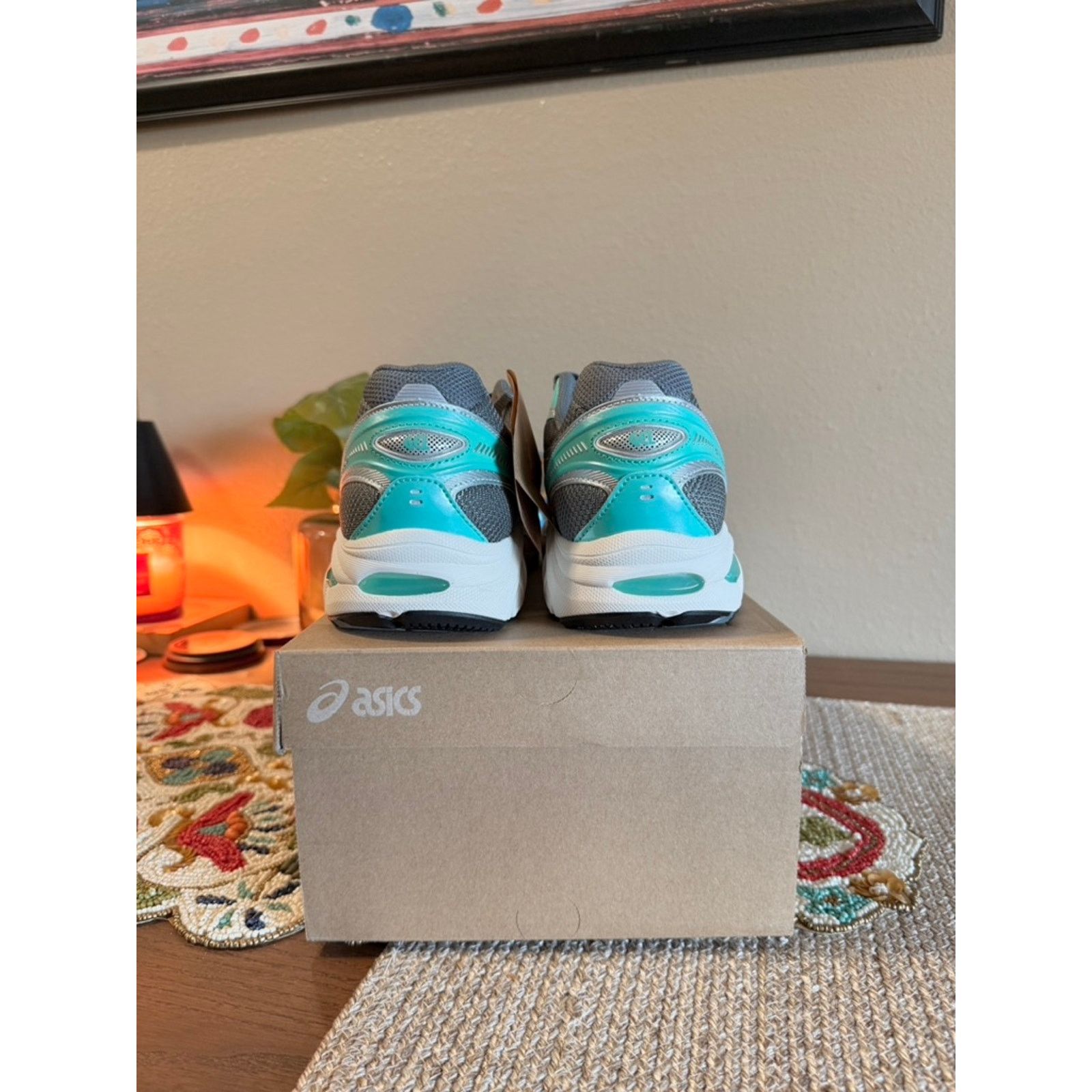 Asics ASICS GT-2160 Steel Grey Waterfall Teal Pure Silver Gel Size US 11 / EU 44 - 4 Thumbnail