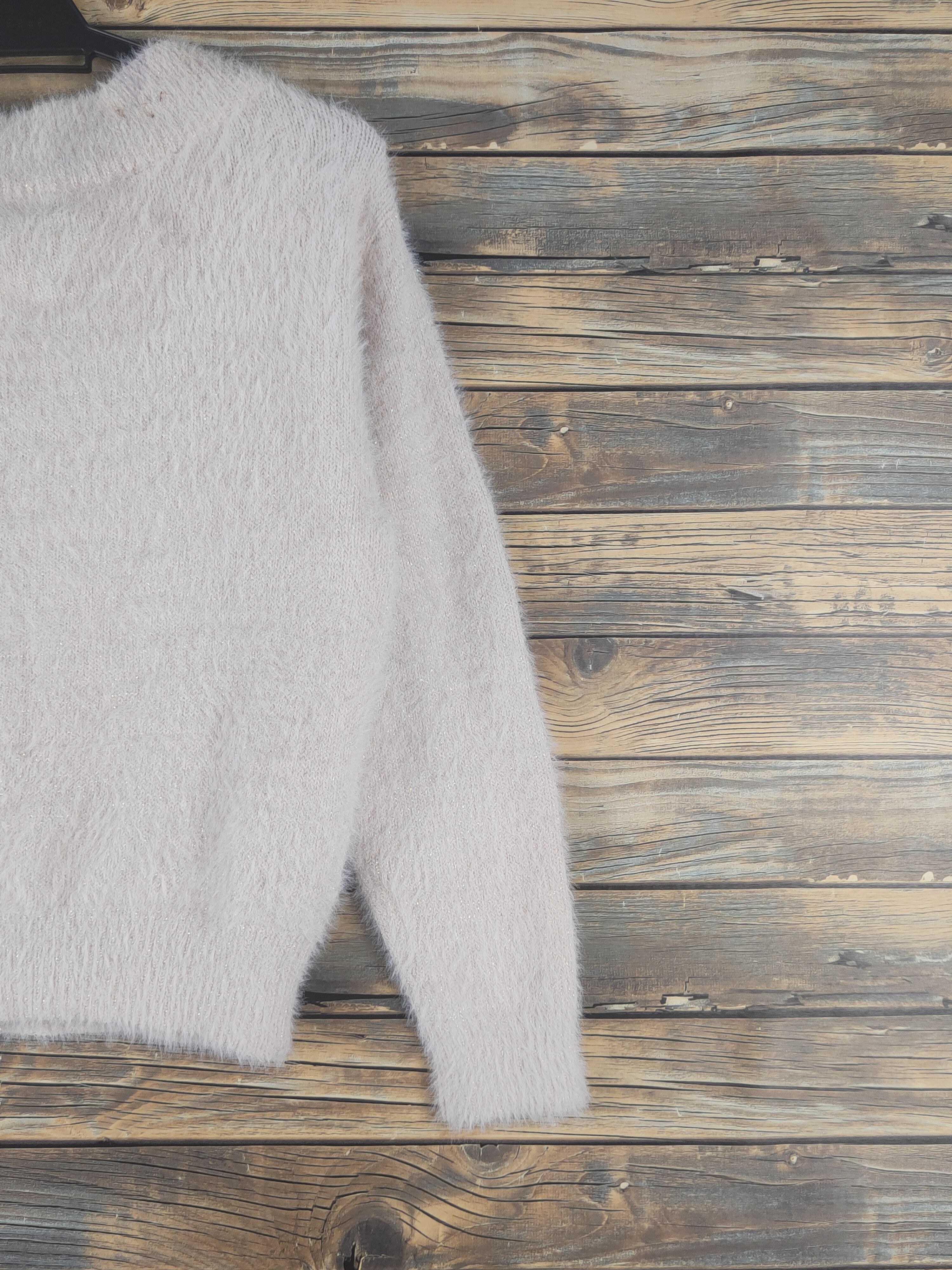 Japanese Brand Majestic Legon Pink Shag Shaggy Fur Mohair Knitwear #W1205 Size S / US 4 / IT 40 - 9 Thumbnail