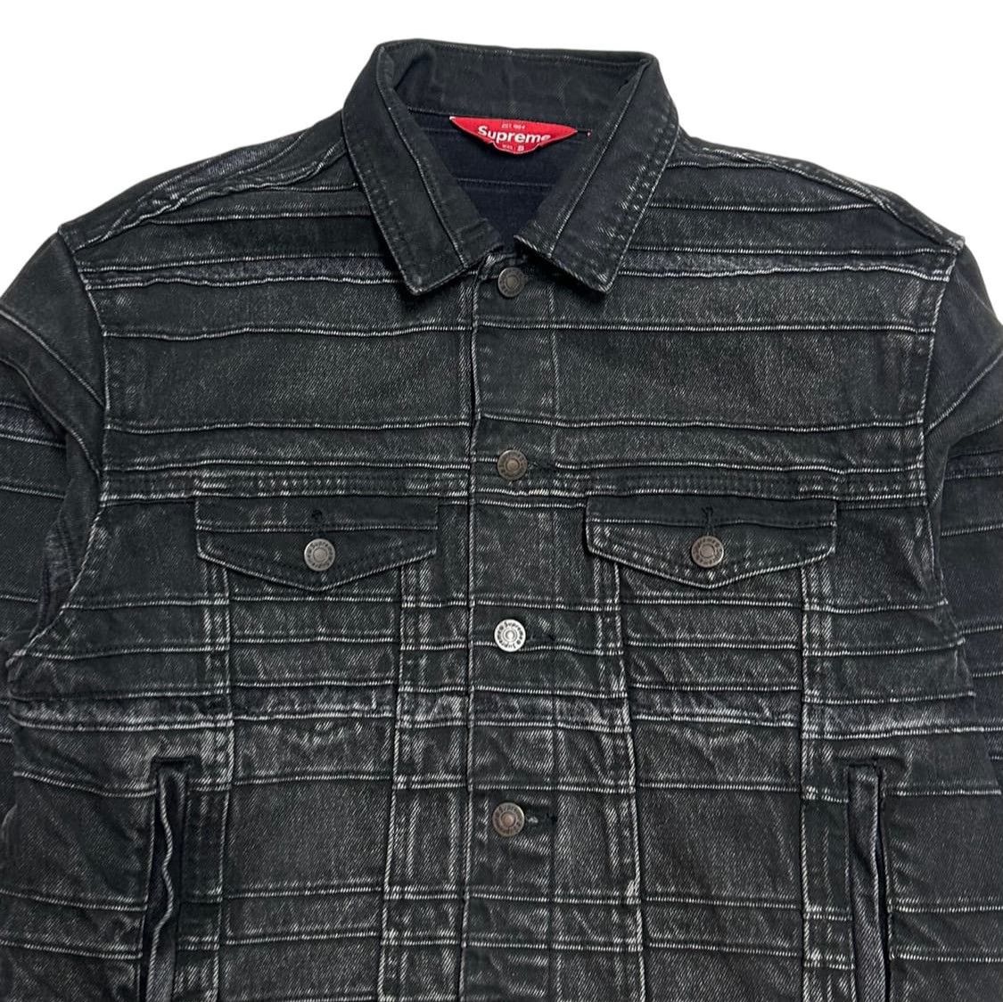 Supreme Supreme Layered Black Denim Jacket Size US S / EU 44-46 / 1 - 3 Thumbnail