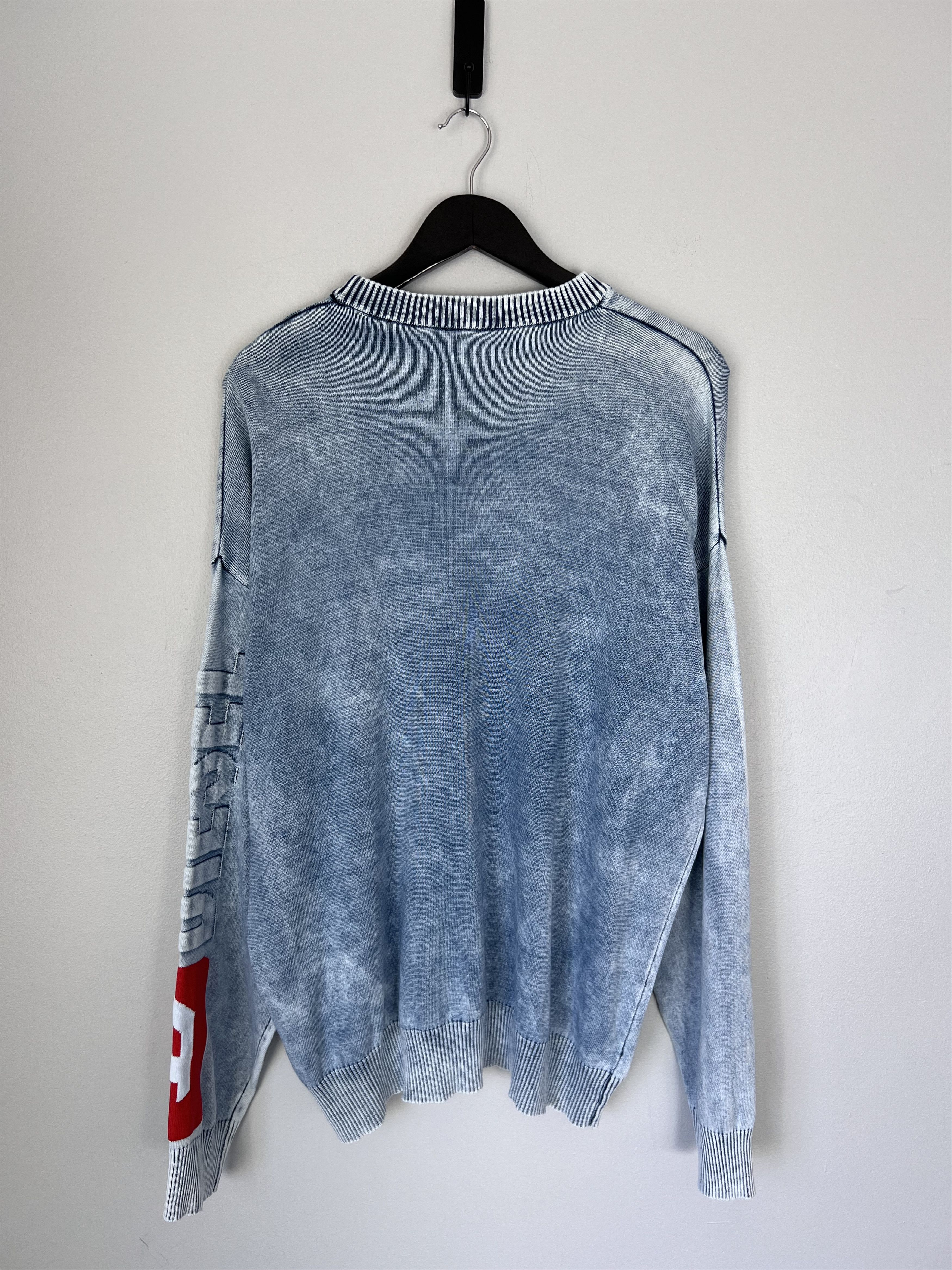 Diesel Diesel K-Zeros Knitwear Sweater in Indigo Blue Size US L / EU 52-54 / 3 - 5 Thumbnail