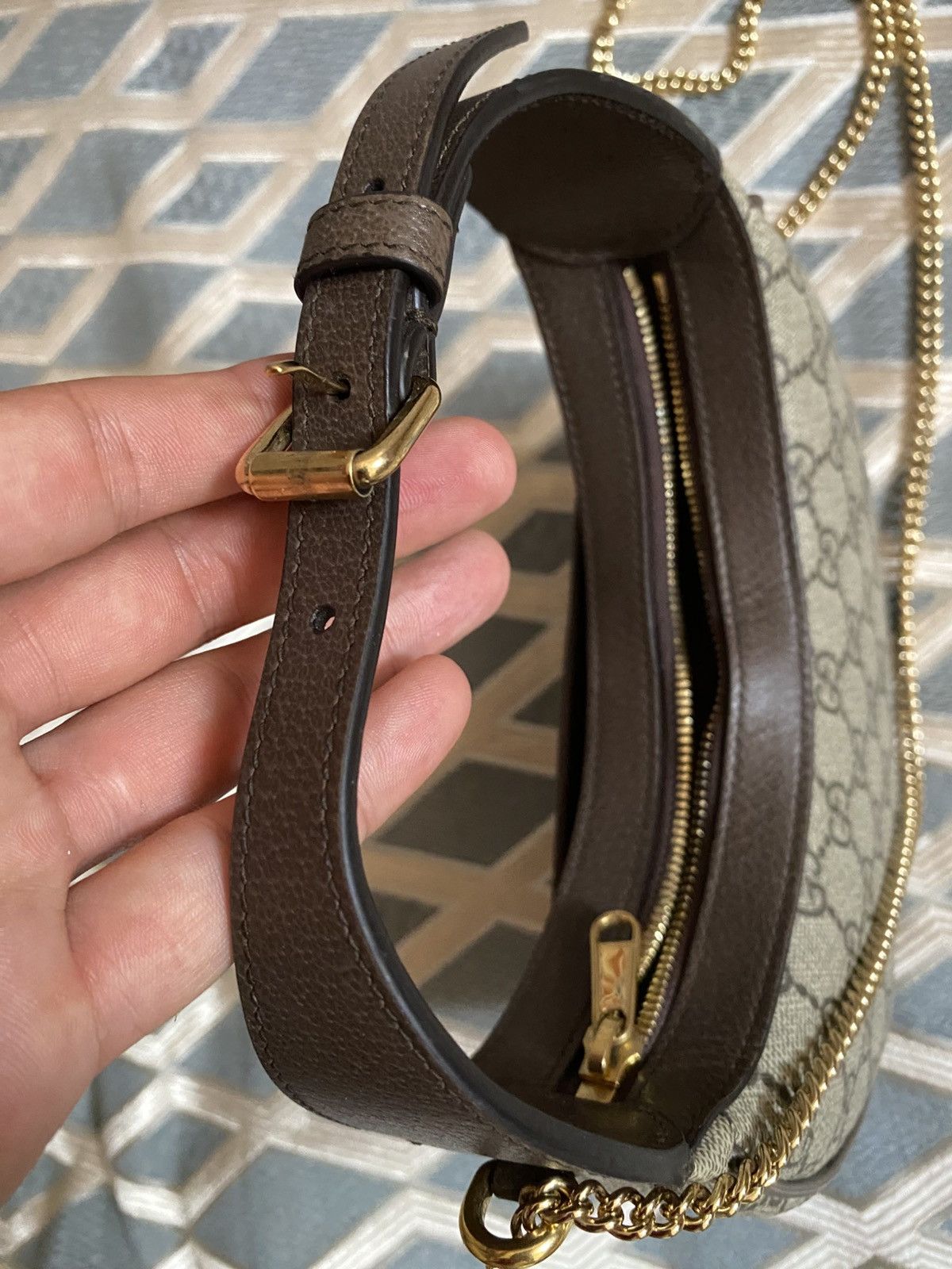 Gucci Gucci mini sac porté épaule Ophidia GG Size ONE SIZE - 14 Thumbnail