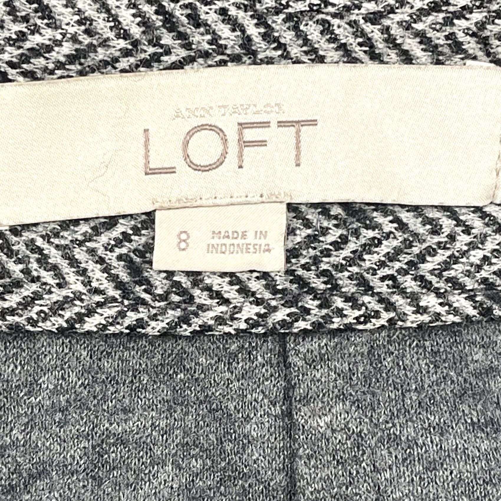 Ann Taylor Ann Taylor Loft Skirt Womens 8 Gray Wool Blend Straight Pencil Knee Length Lined Size 30" / US 8 / IT 44 - 6 Thumbnail