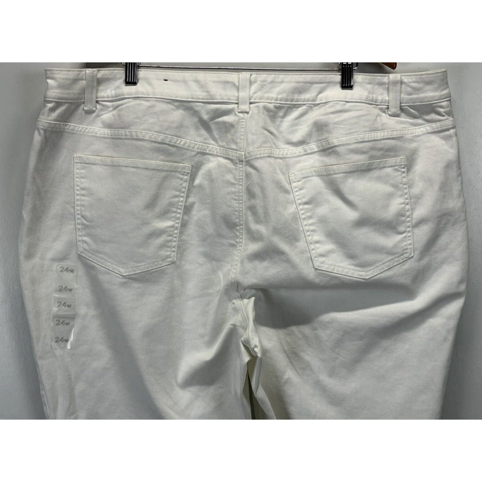 Talbots Talbots Simply Flattering Boyfriend Jeans 24W Plus White Womens Size 42" / US 20 - 4 Thumbnail