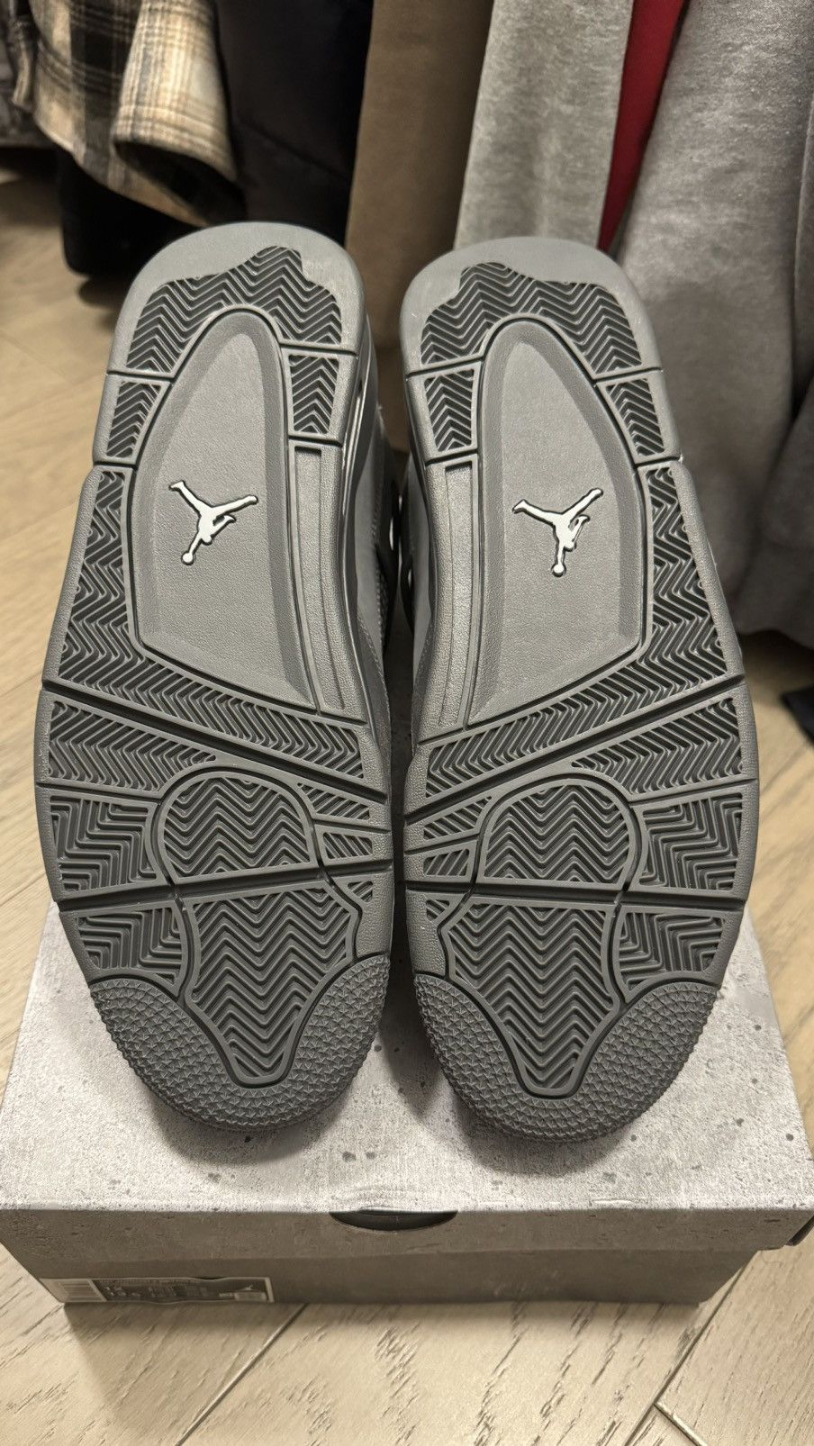 Jordan Brand × Nike NEW NEVER WORN Air Jordan 4 ‘Paris Olympic’/‘Wet Cement’ Size US 12 / EU 45 - 8 Thumbnail