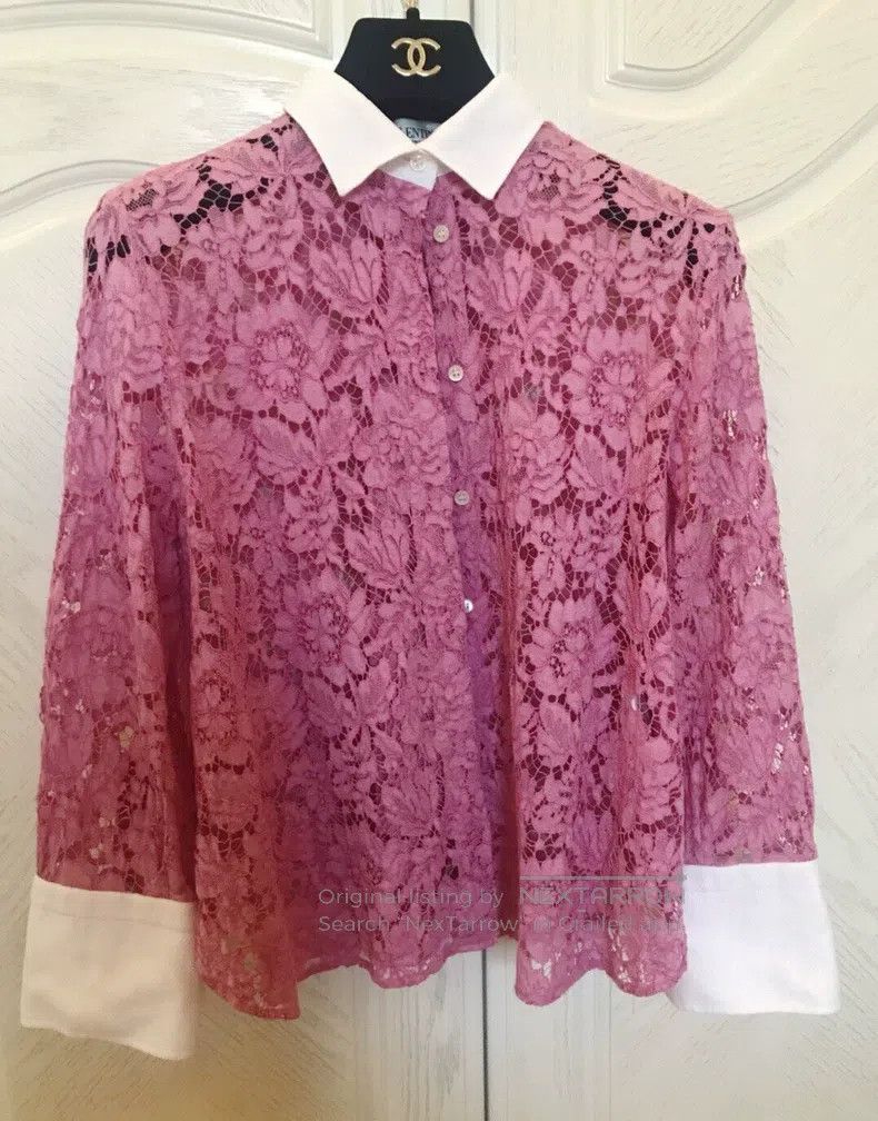 Valentino Valentino Lace shirt Size S / US 4 / IT 40 - 2 Thumbnail