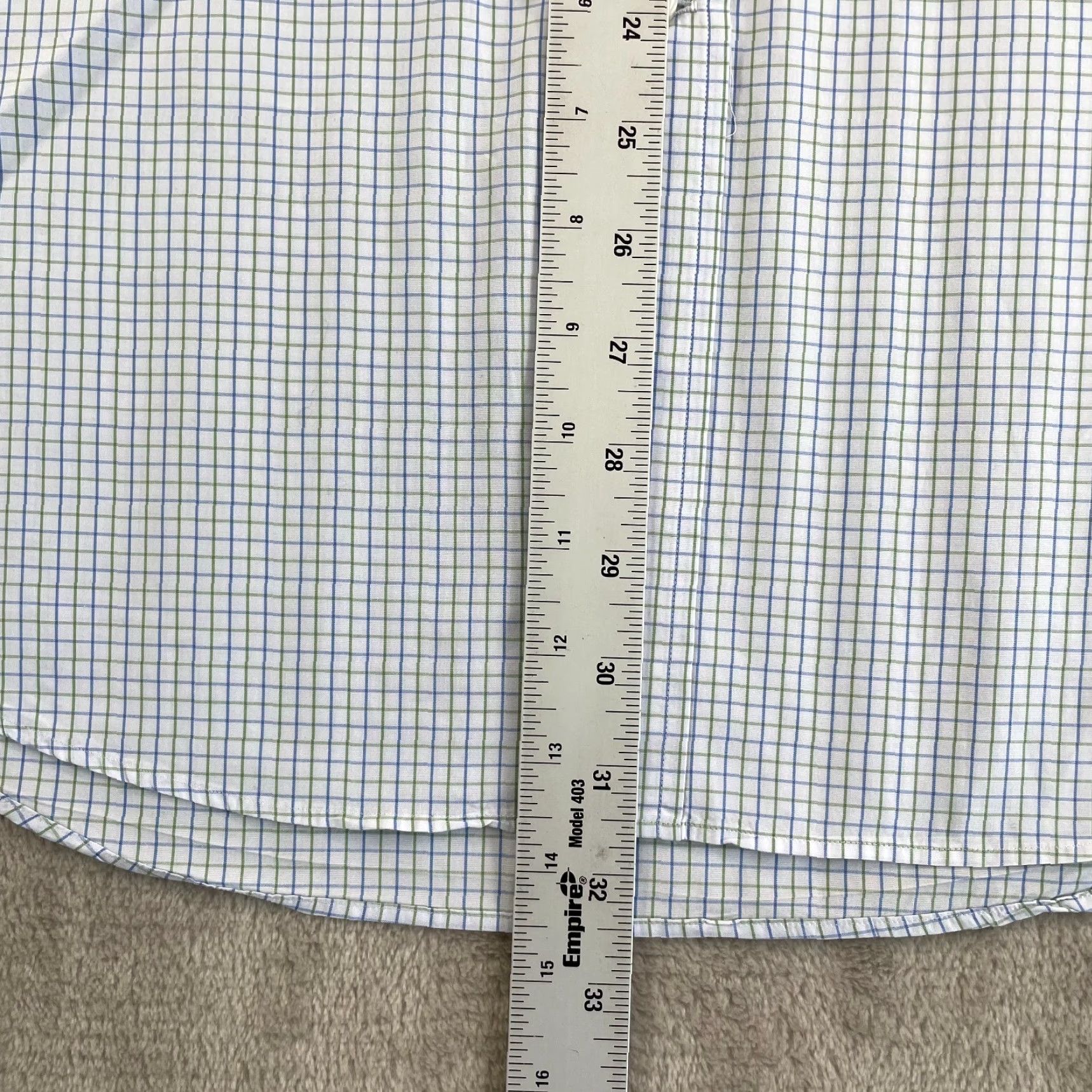 Sid Mashburn Sid Mashburn Sport Shirt Men L White Shade Blue Green Check Poplin NWOT 75 Shirt Men L White Shade Blue Green Check Poplin NWOT 75 Size US L / EU 52-54 / 3 - 6 Thumbnail