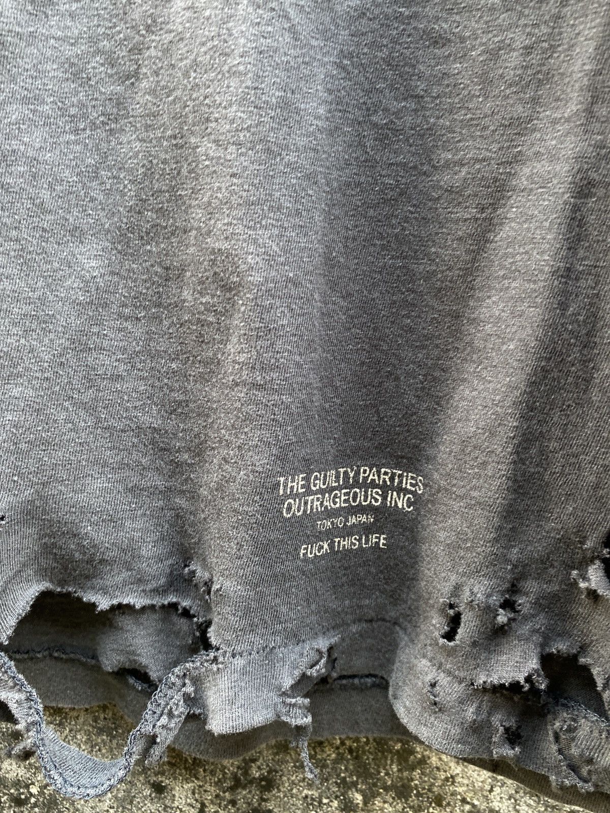 4GSELLER Vintage Guilty Parties Thrashed Faded Single Stitch Tee Size US M / EU 48-50 / 2 - 7 Thumbnail