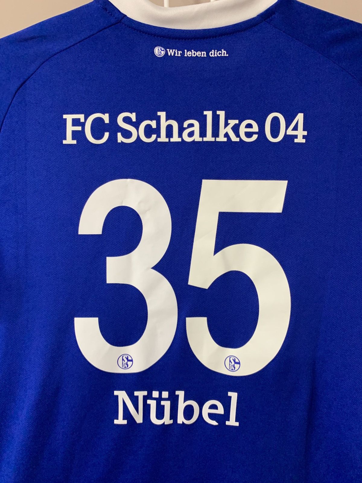 Umbro Schalke 04 Home Football Shirt Umbro Soccer Jersey NUBEL #35 Size US XS / EU 42 / 0 - 5 Thumbnail