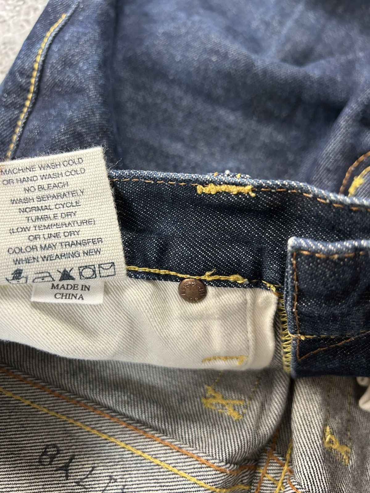 Evisu × Japanese Brand × Vintage Evisu jeans daicock big logo vintage gradient purple pink Size 28" / US 6 / IT 42 - 11 Thumbnail