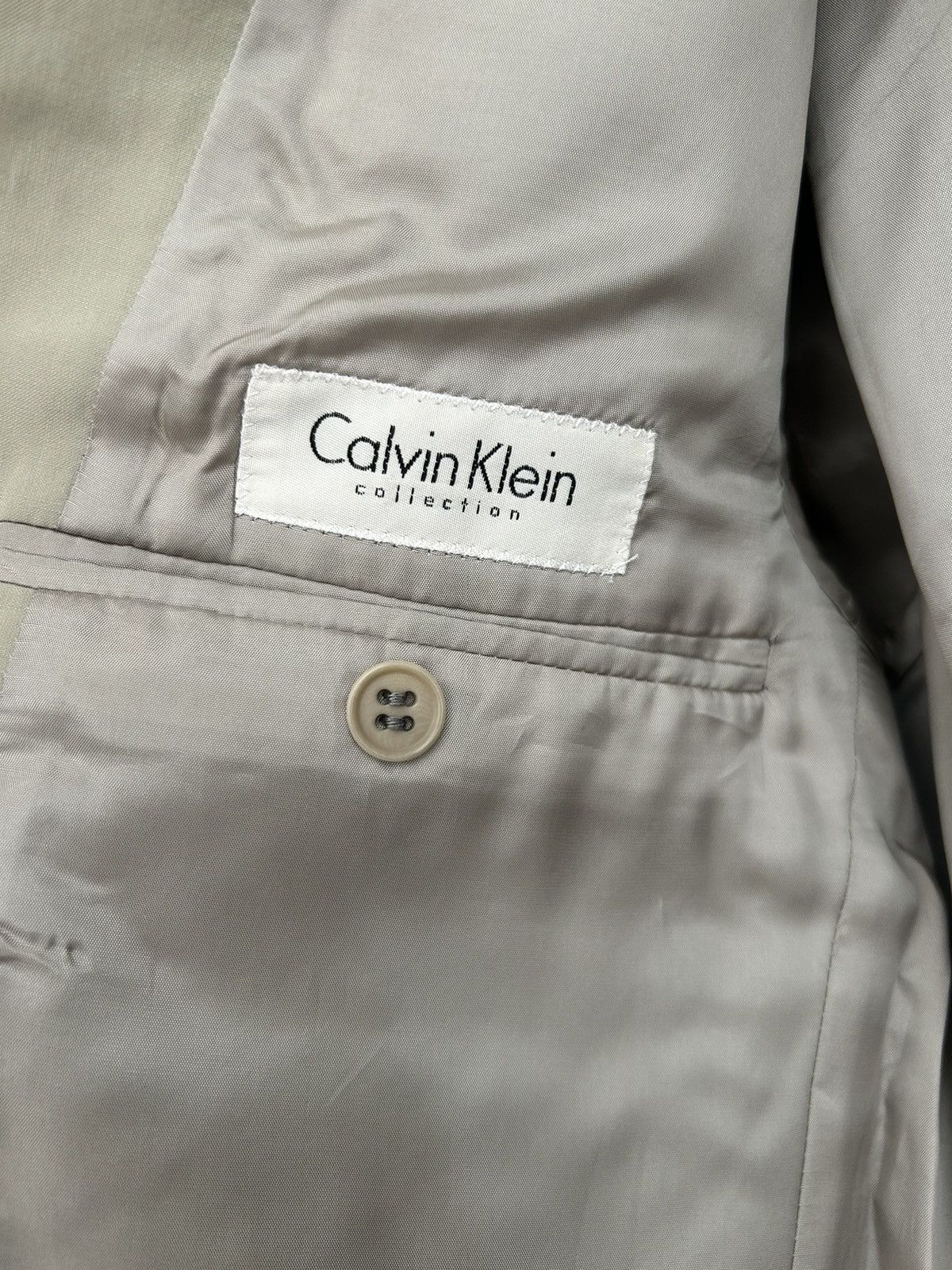 Calvin Klein 205W39NYC Calvin Klein Collection Runway Suit 1990s Size 48R - 3 Thumbnail