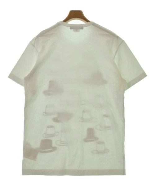 Comme des Garcons Homme Deux T-Shirts Hats Print Short Sleeve Cotton Crewneck White Size US L / EU 52-54 / 3 - 2 Thumbnail