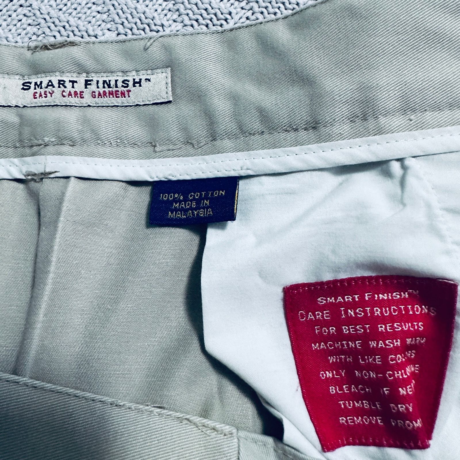 Vintage Norsport khaki chino smart finish pants Size US 42 / EU 58 - 5 Thumbnail