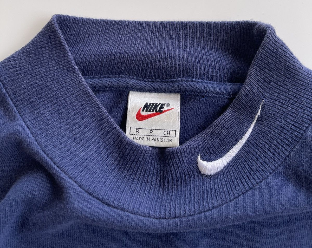 Nike Vintage 90s Nike Mock Neck Oversized Longsleeve Shirt Size US S / EU 44-46 / 1 - 7 Thumbnail