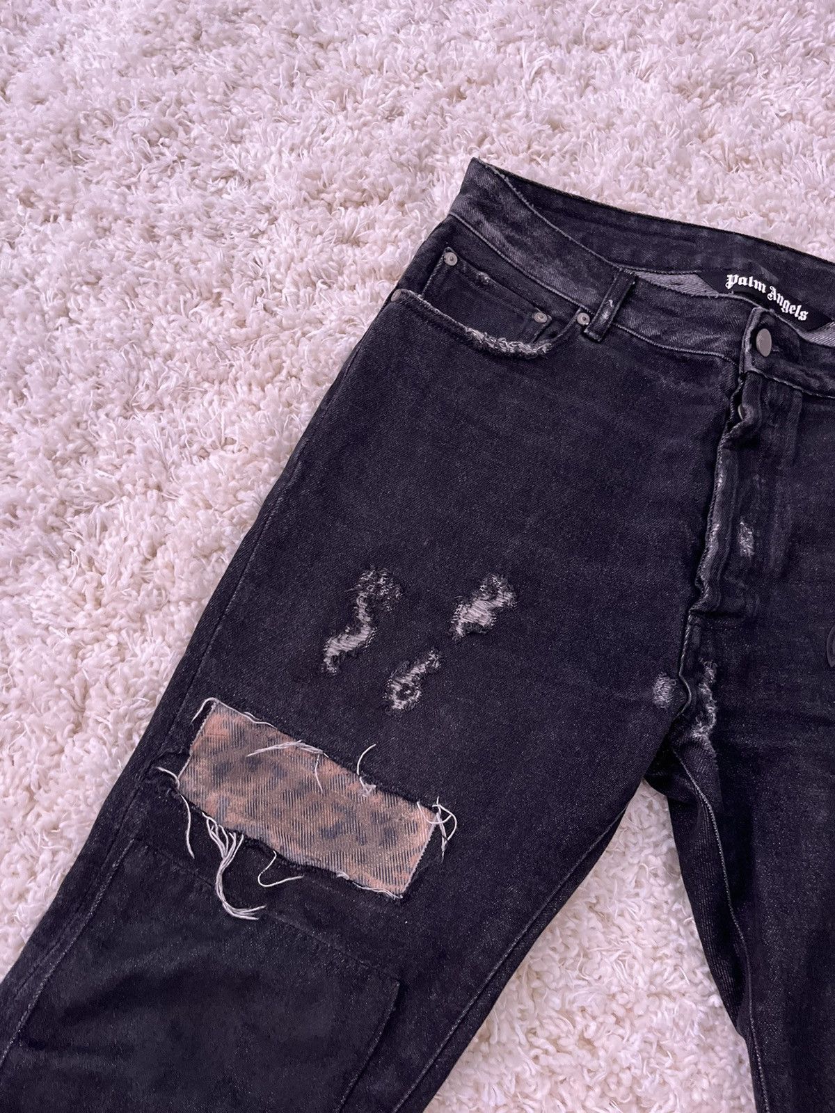 Palm Angels Palm Angels Patchwork Jeans Size US 32 / EU 48 - 4 Thumbnail