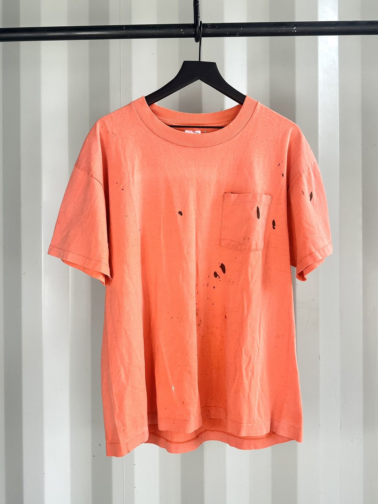 Vintage Thrashed Faded Distressed Painter Shirt Grunge Size US L / EU 52-54 / 3 - 1 Thumbnail